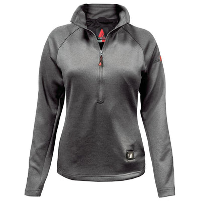 Open Box ActionHeat 5V Battery Heated 1/2 Zip Pullover Shirt - Women's - Heated