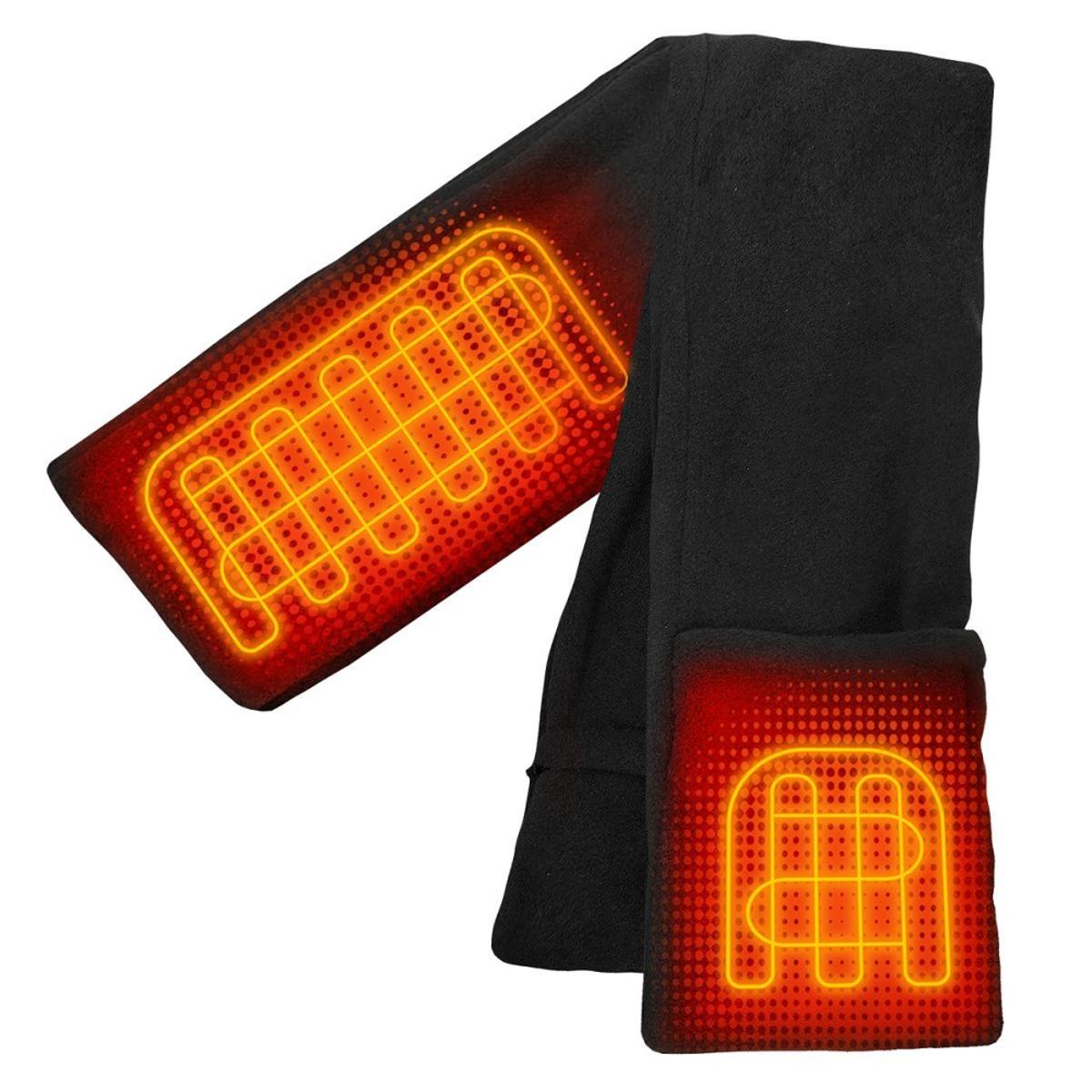 Open Box ActionHeat 5V Battery Heated Fleece Scarf - Back