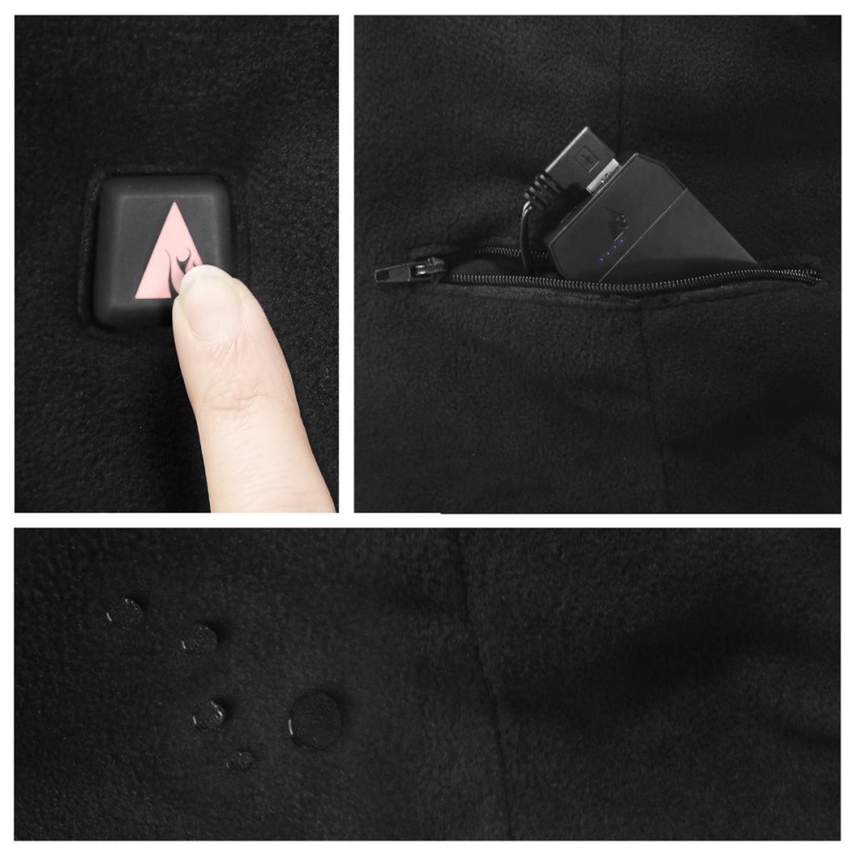 Open Box ActionHeat 5V Battery Heated Fleece Scarf - Full Set