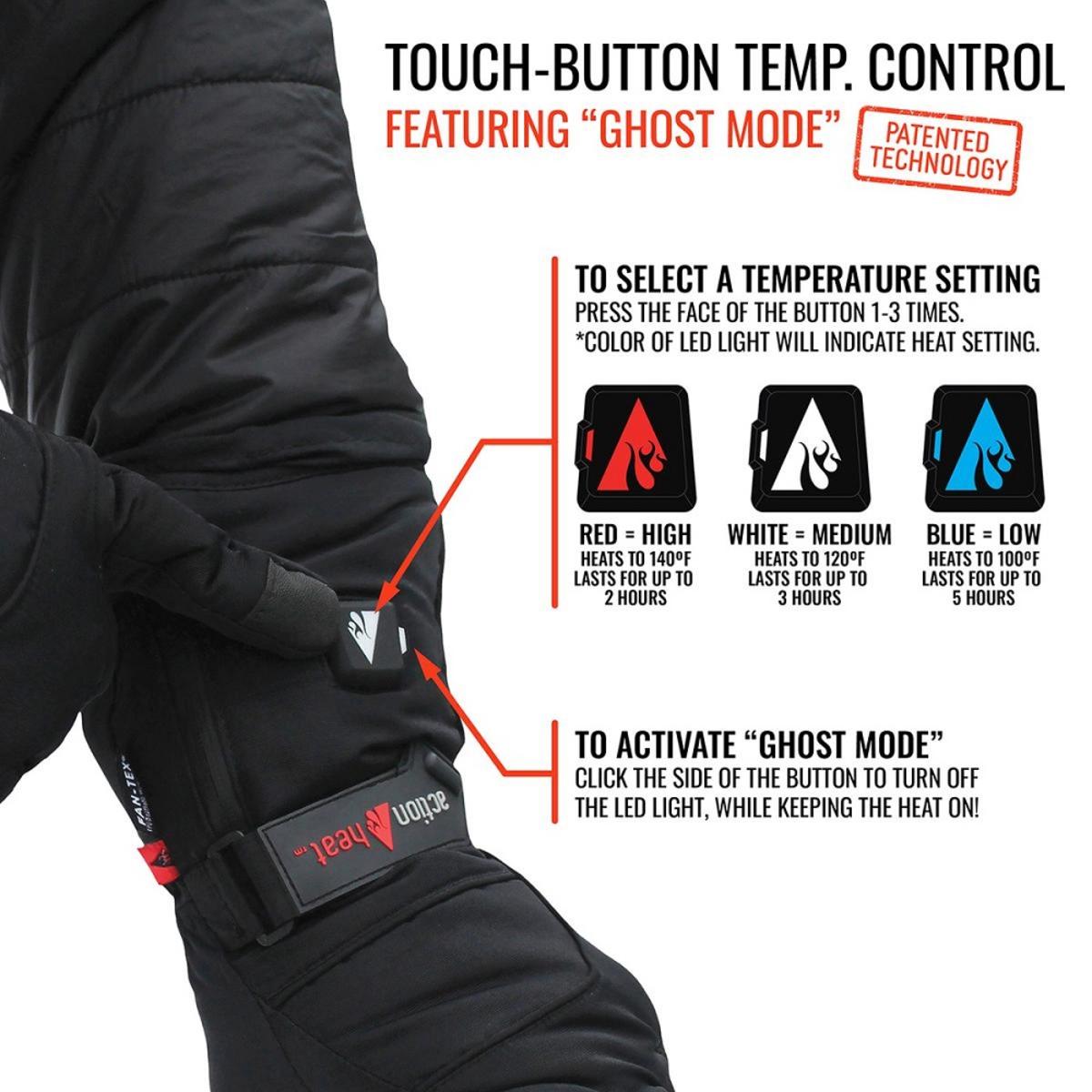 Open Box ActionHeat 5V Women's Featherweight Heated Gloves - Battery