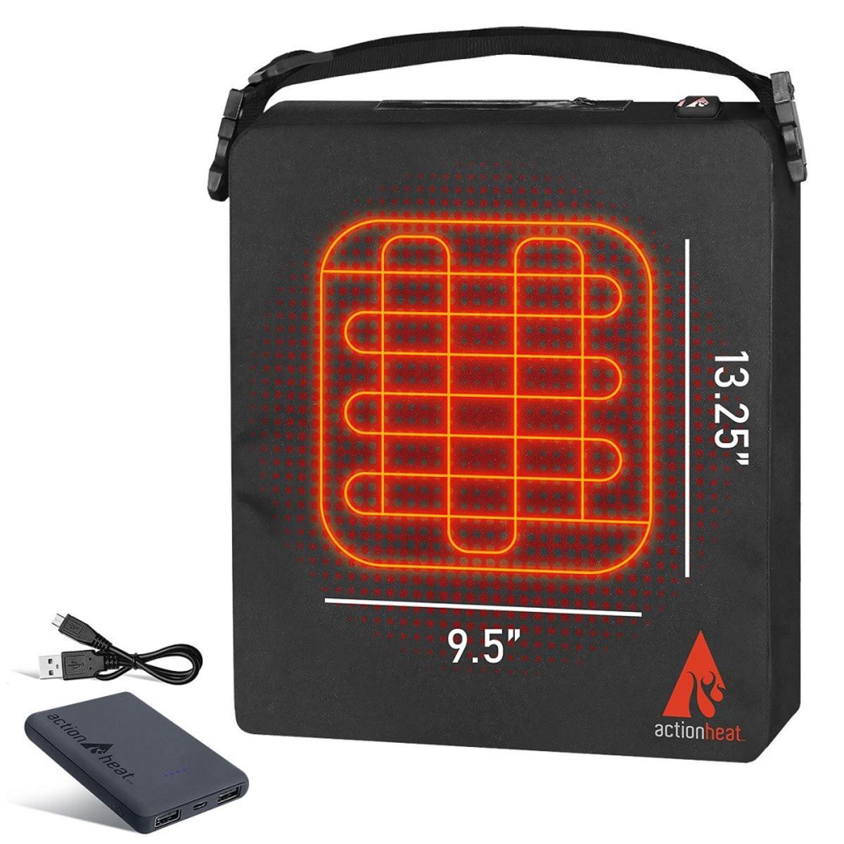 Open Box ActionHeat 5V Battery Heated Seat Cushion - Back