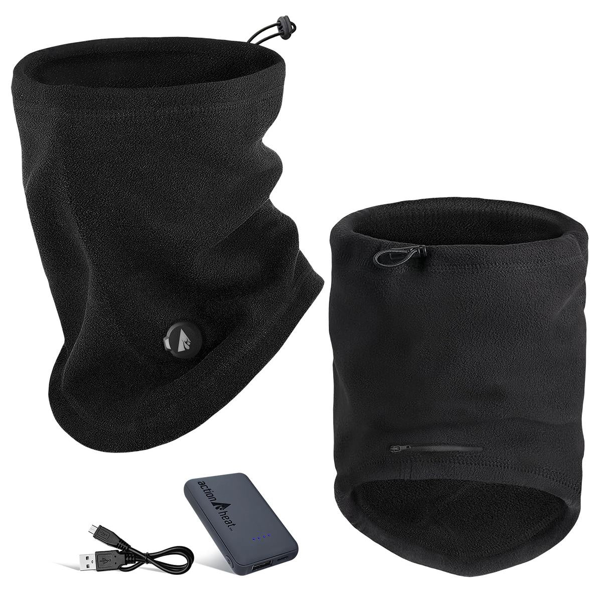 ActionHeat 5V Battery Heated Fleece Gaiter - Back