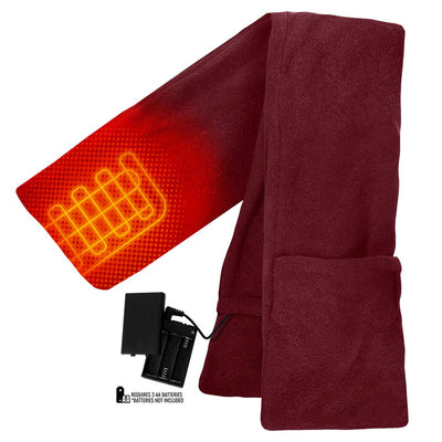 ActionHeat AA Battery Heated Fleece Scarf - Back