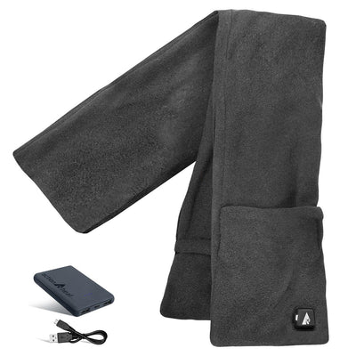 ActionHeat 5V Battery Heated Fleece Scarf with Pockets - Info