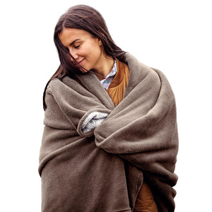 ActionHeat 7V Battery Heated Plush Throw Blanket - Heated