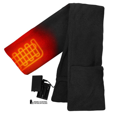 ActionHeat AA Battery Heated Fleece Scarf - Back