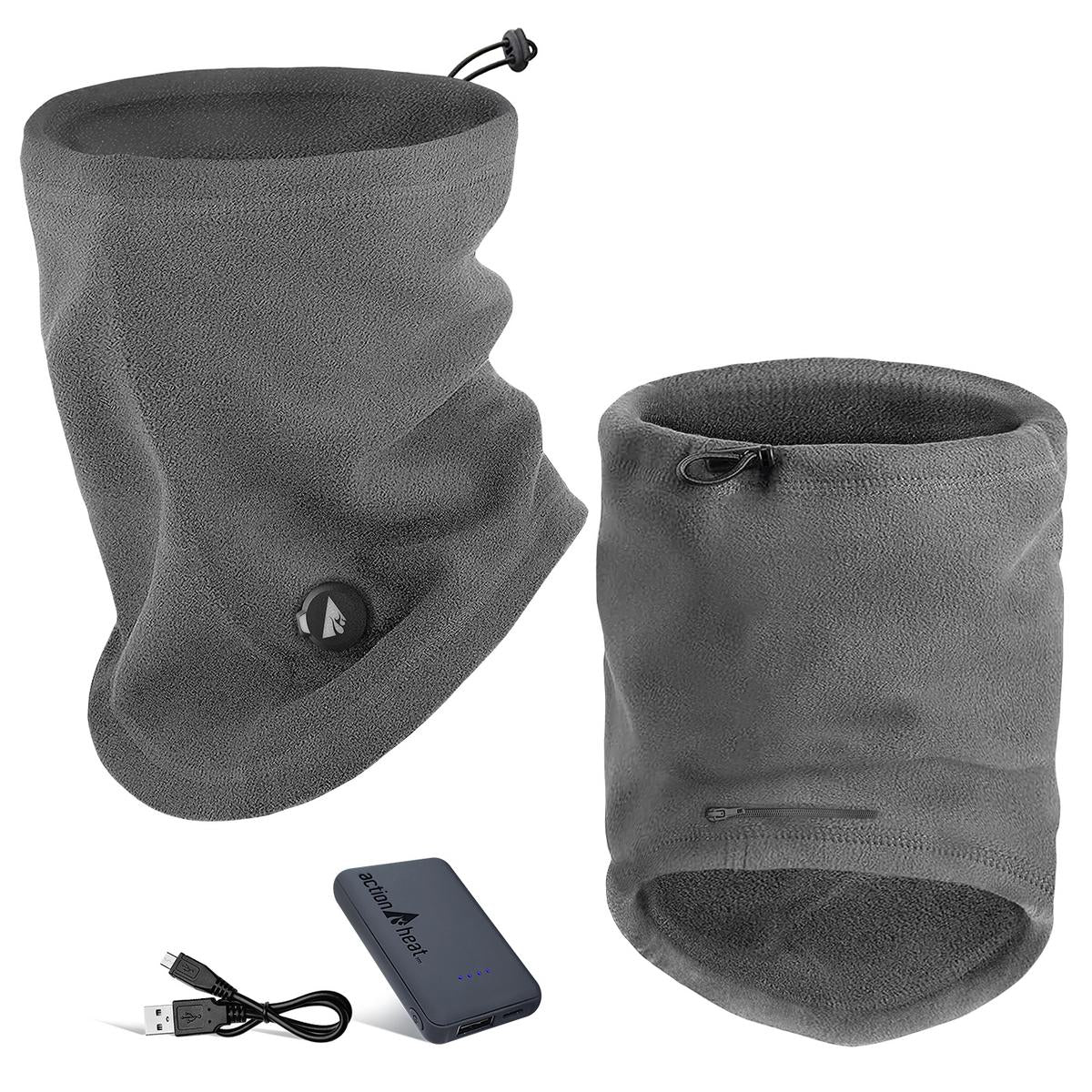 ActionHeat 5V Battery Heated Fleece Gaiter - Back