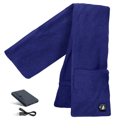 ActionHeat 5V Battery Heated Fleece Scarf with Pockets - Info