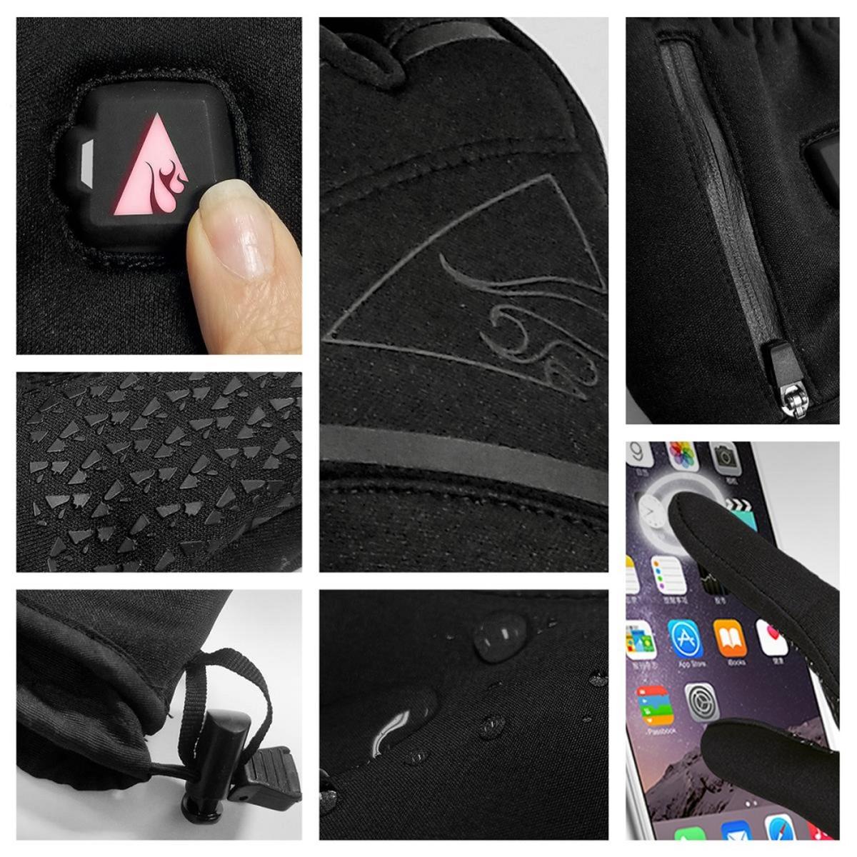 Open Box ActionHeat 5V Women's Featherweight Heated Gloves - Full Set