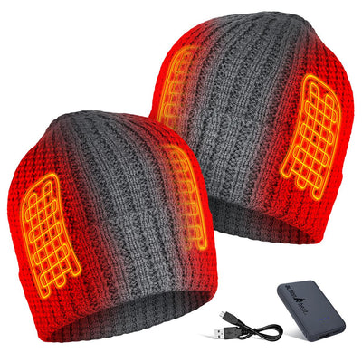 ActionHeat 5V Battery Heated Waffle Knit Hat - Right