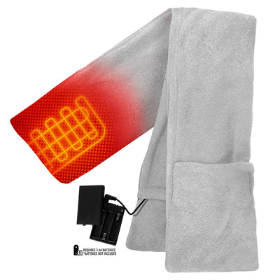 ActionHeat AA Battery Heated Fleece Scarf - Back