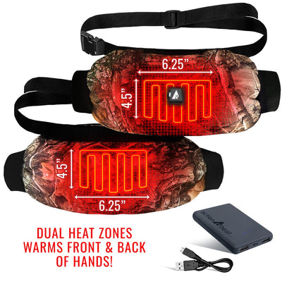 ActionHeat 5V Battery Heated Hunting Hand Warmer Muff - Back