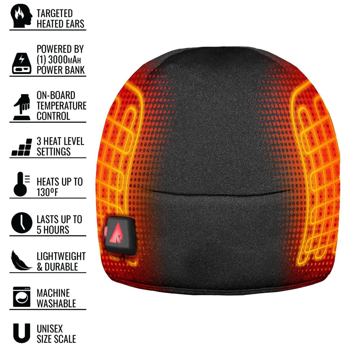 ActionHeat 5V Battery Heated Winter Hat - Info