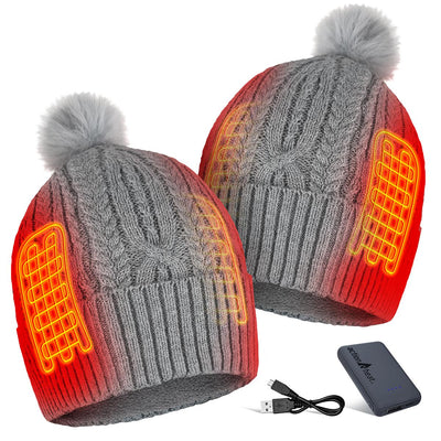 ActionHeat 5V Battery Heated Cable Knit Hat - Right