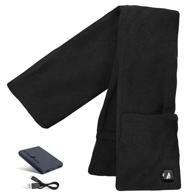 ActionHeat 5V Battery Heated Fleece Scarf with Pockets - Info
